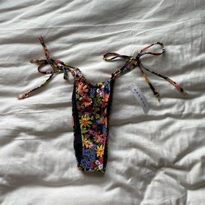 floral bathing suit bottom